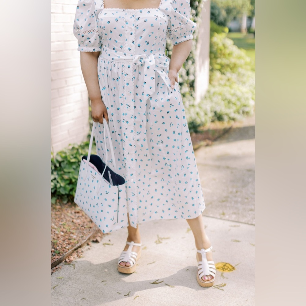 Kate Spade Dainty Bloom Poplin Dress